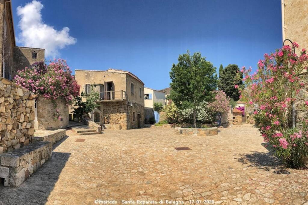 Appartement U Fondale, T2, Climatisé A 10 Minutes Des Plages Santa-Reparata-di-Balagna